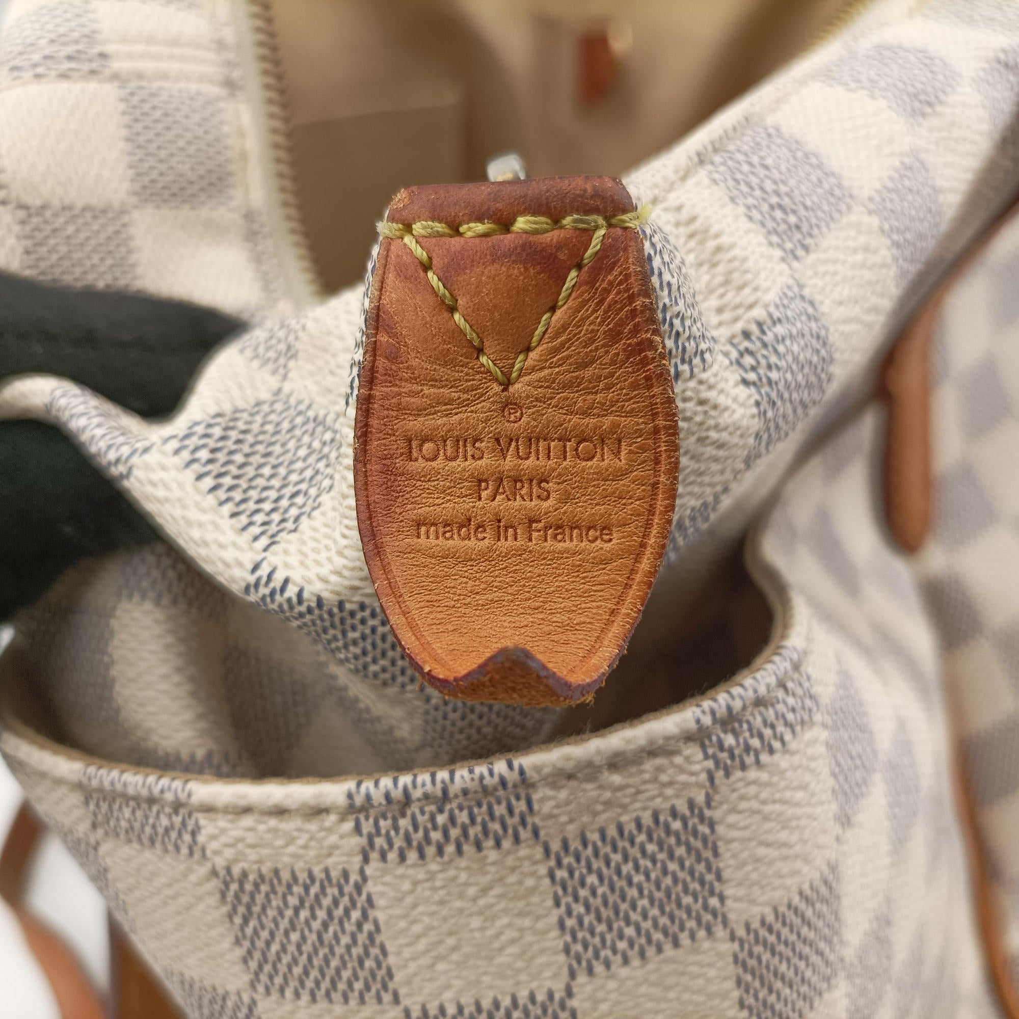 Pre-owned Louis Vuitton TOTALLY MM Azur Damier Canvas N51262 shoulderbag | stylenewstar