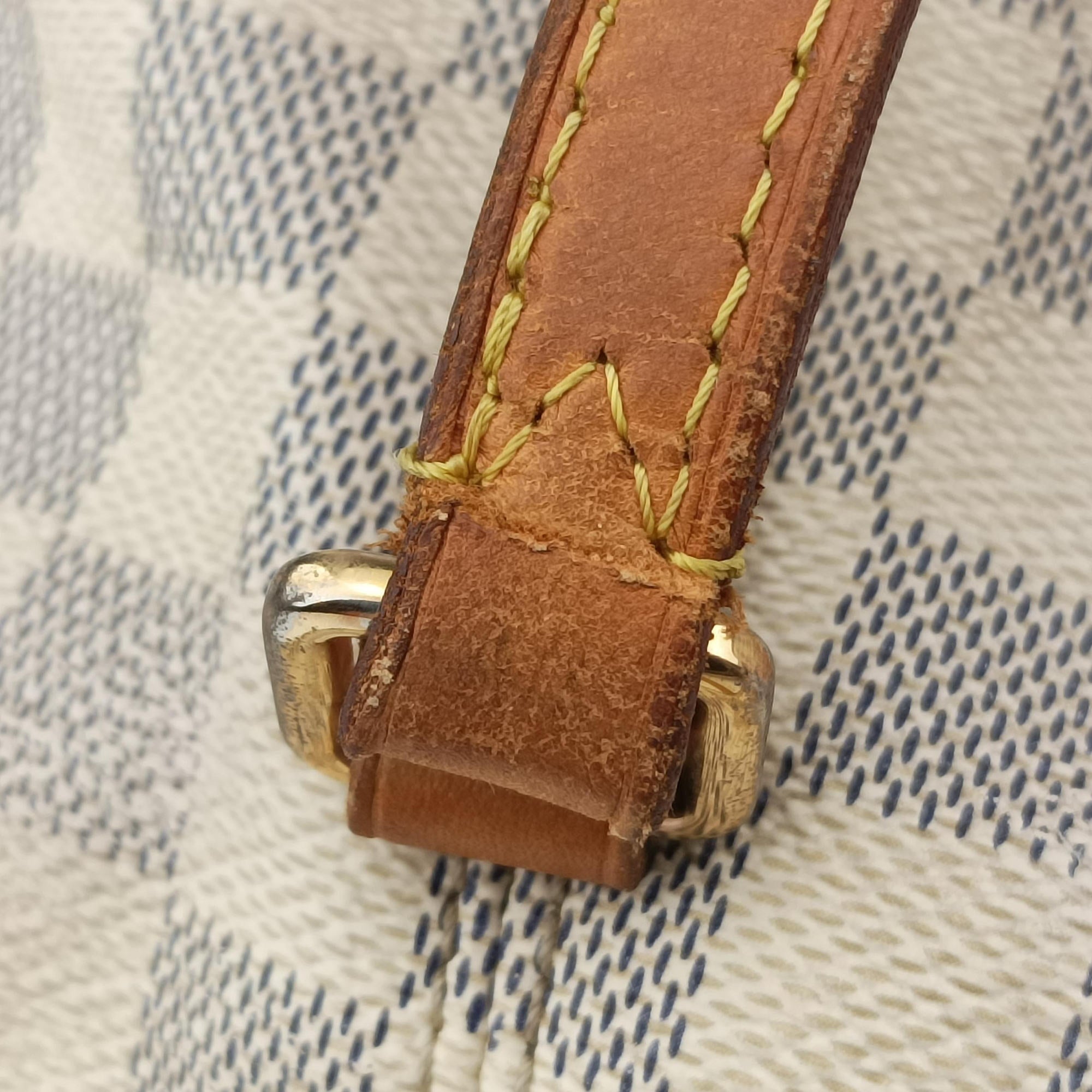 Pre-owned Louis Vuitton TOTALLY MM Azur Damier Canvas N51262 shoulderbag | stylenewstar