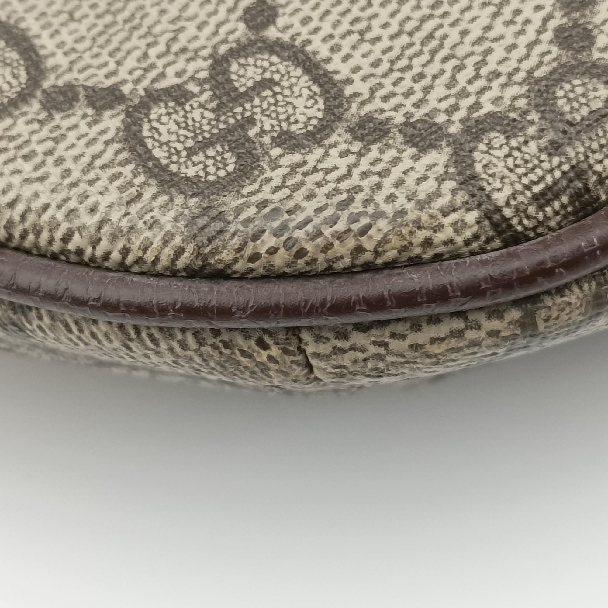 Vintage Gucci GG Supreme Courrier beige×Multicolour PVC coated canvas 529711 bum bag/waist bag | stylenewstar