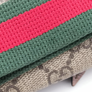 Vintage Gucci GG Supreme Courrier beige×Multicolour PVC coated canvas 529711 bum bag/waist bag | stylenewstar