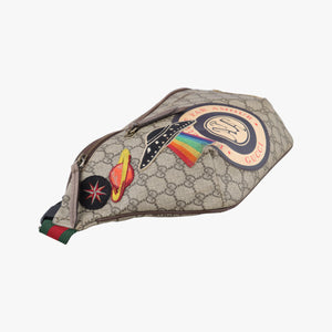 Vintage Gucci GG Supreme Courrier beige×Multicolour PVC coated canvas 529711 bum bag/waist bag | stylenewstar