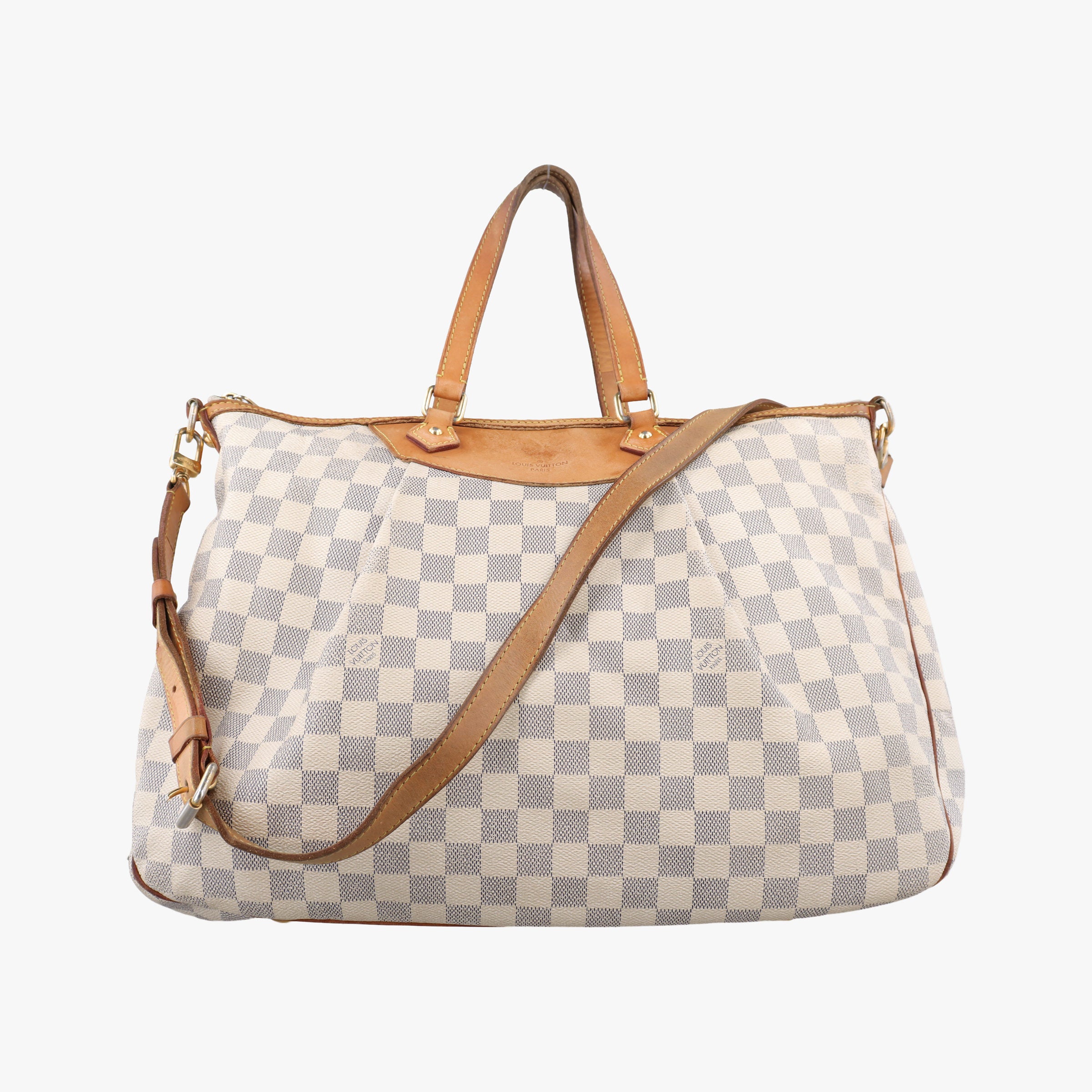 Pre-owned Louis Vuitton SIRACUSA GM AZUR Damier Canvas N41111 shoulderbag | stylenewstar