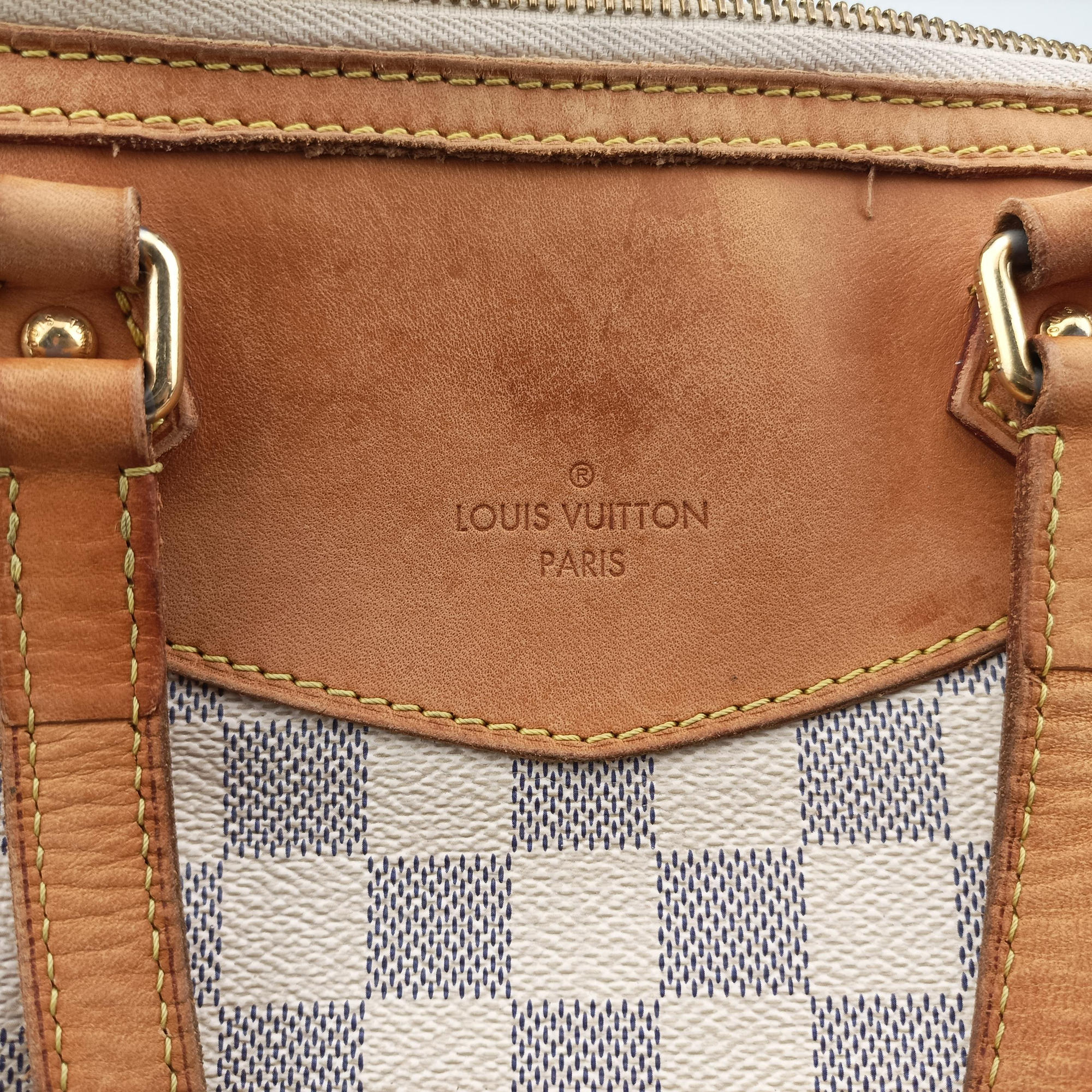 Pre-owned Louis Vuitton SIRACUSA GM AZUR Damier Canvas N41111 shoulderbag | stylenewstar