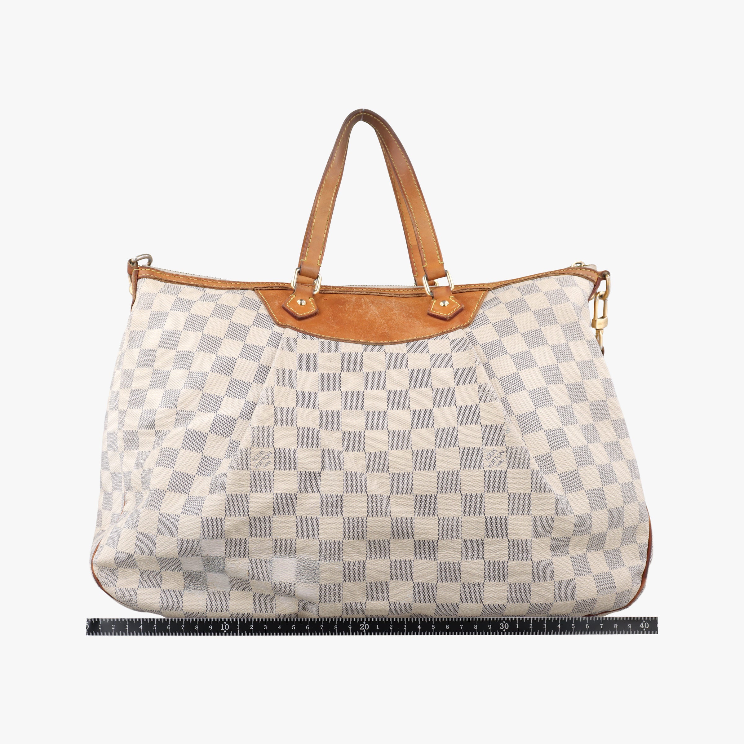 Pre-owned Louis Vuitton SIRACUSA GM AZUR Damier Canvas N41111 shoulderbag | stylenewstar