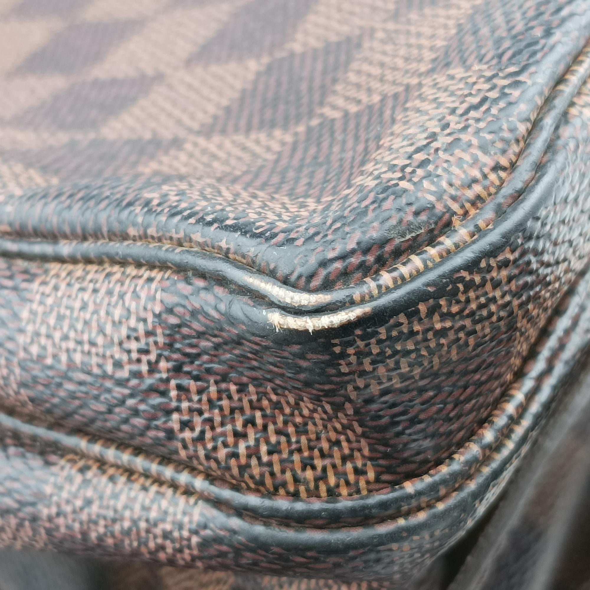 Pre-owned Louis Vuitton NAVIGLIO EBENE Damier Canvas N45255 shoulderbag | stylenewstar