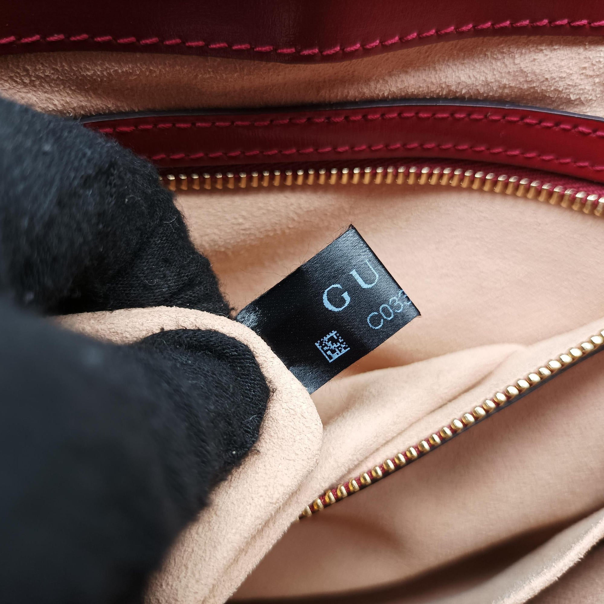 Pre-owned Gucci JACKIE 1961 Red Leather 686709 shoulderbag | stylenewstar
