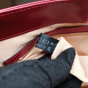 Pre-owned Gucci JACKIE 1961 Red Leather 686709 shoulderbag | stylenewstar