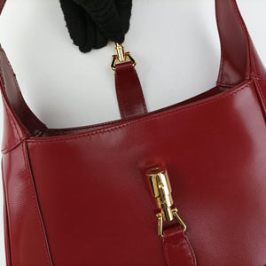 Pre-owned Gucci JACKIE 1961 Red Leather 686709 shoulderbag | stylenewstar