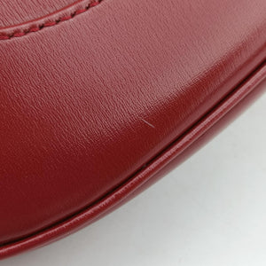 Pre-owned Gucci JACKIE 1961 Red Leather 686709 shoulderbag | stylenewstar