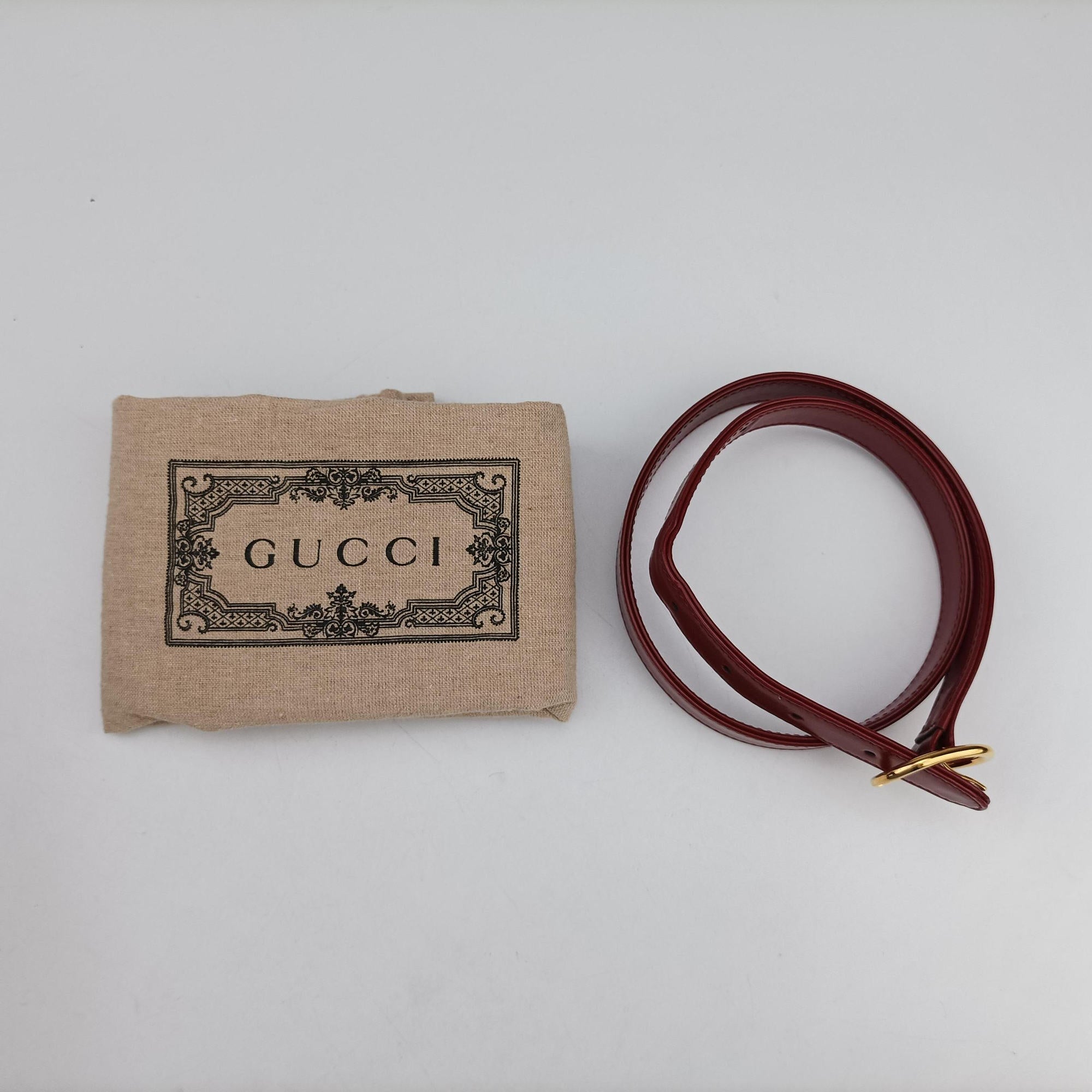 Pre-owned Gucci JACKIE 1961 Red Leather 686709 shoulderbag | stylenewstar