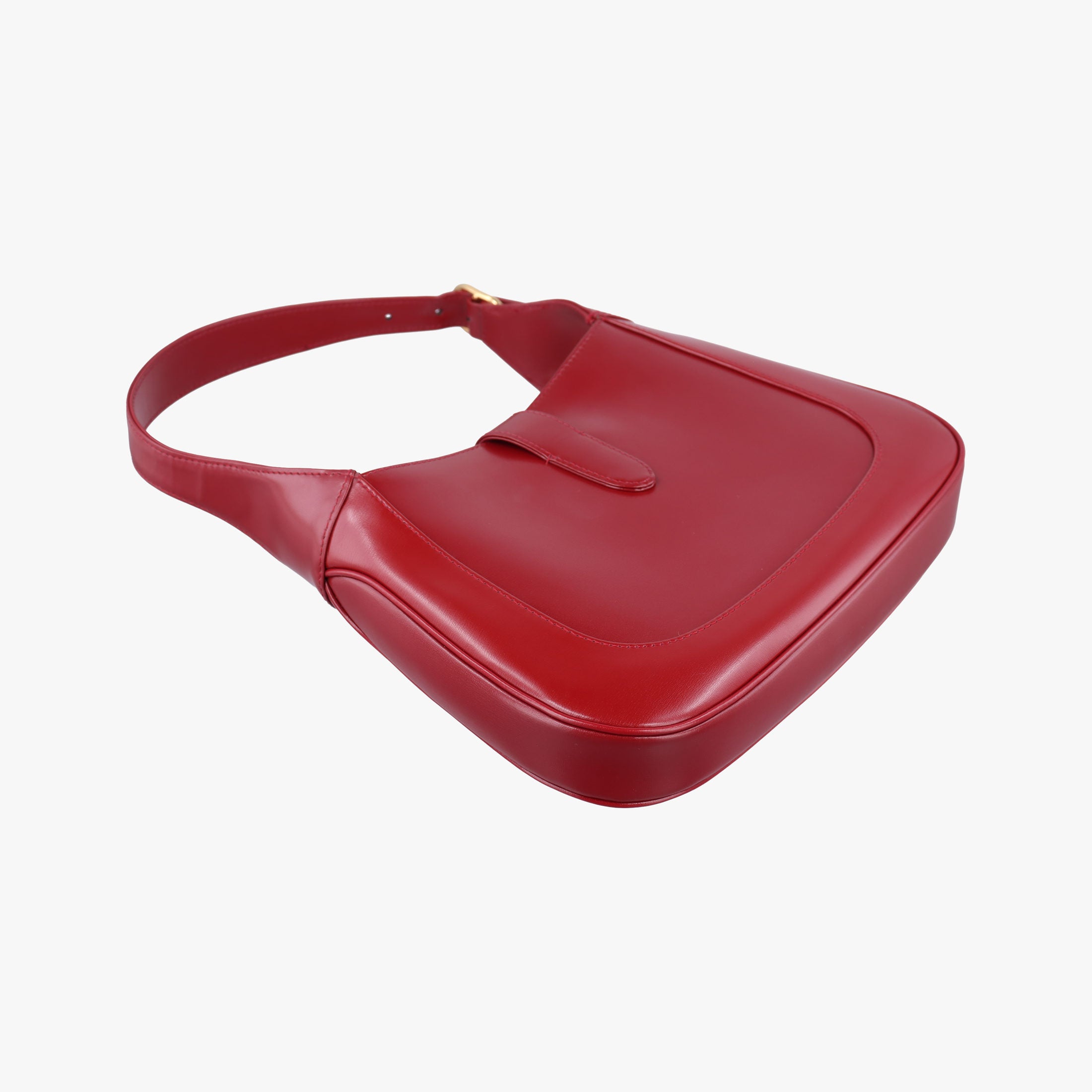 Pre-owned Gucci JACKIE 1961 Red Leather 686709 shoulderbag | stylenewstar
