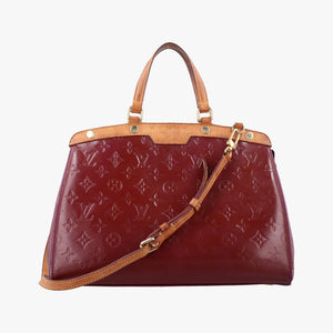 Pre-owned Louis Vuitton Brea MM ROUGE FAUVISTE Vernis M91690 shoulderbag | stylenewstar