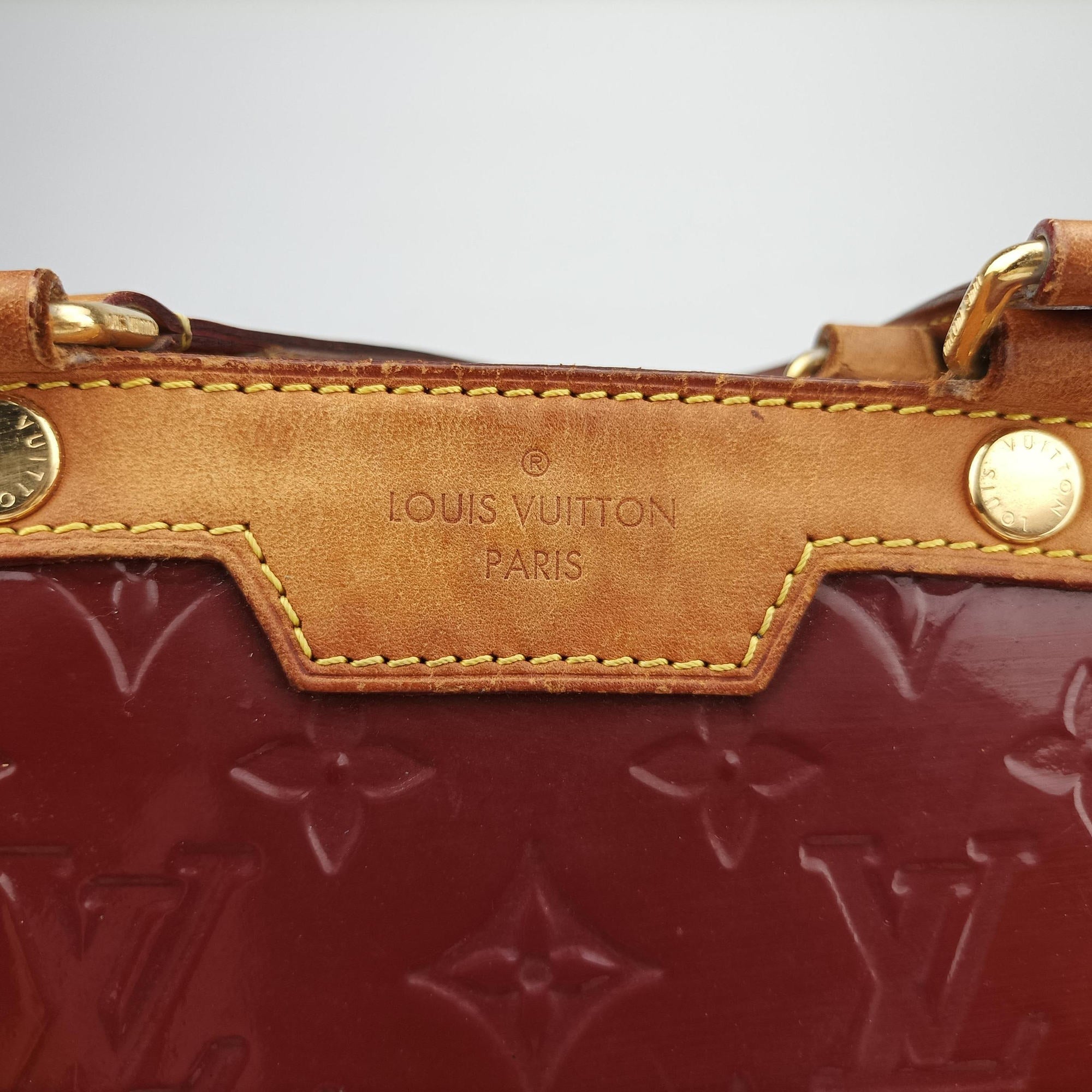 Pre-owned Louis Vuitton Brea MM ROUGE FAUVISTE Vernis M91690 shoulderbag | stylenewstar
