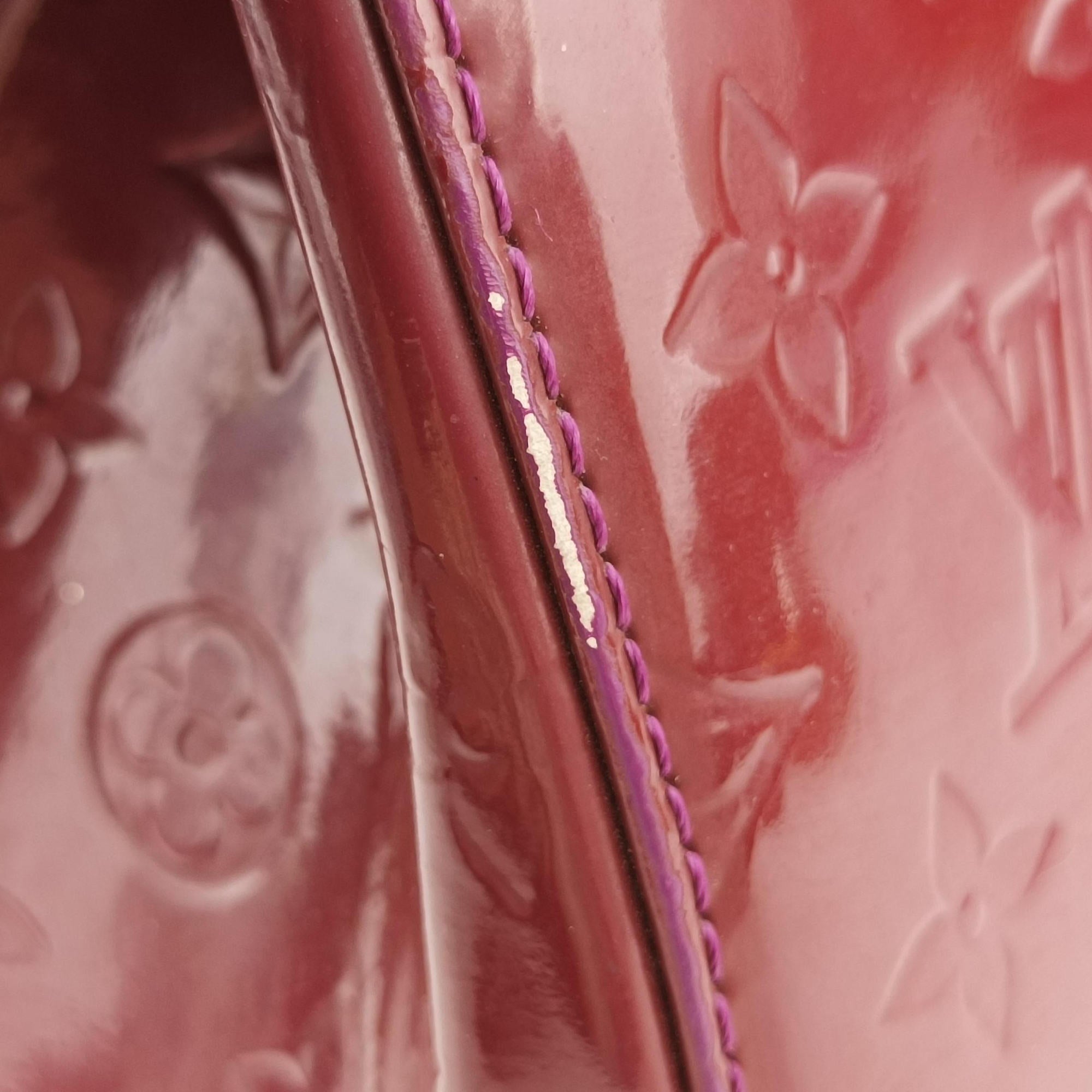 Pre-owned Louis Vuitton Brea MM ROUGE FAUVISTE Vernis M91690 shoulderbag | stylenewstar