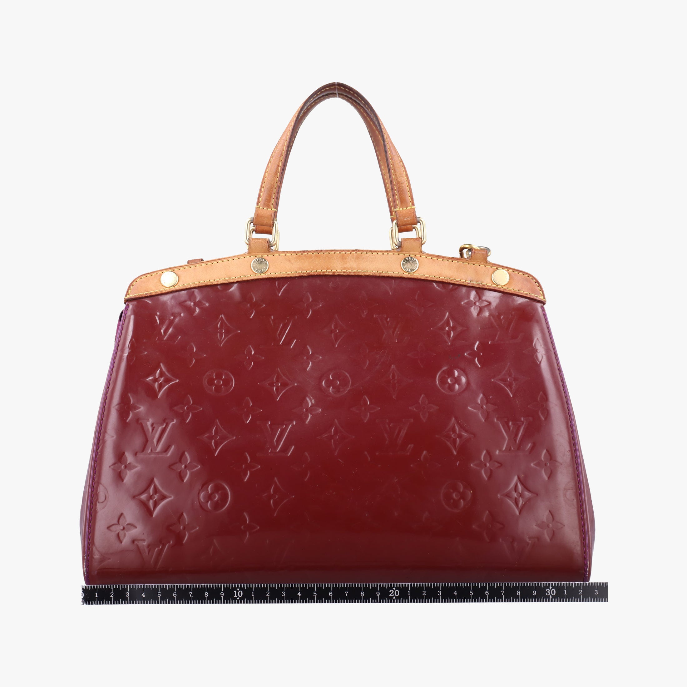 Pre-owned Louis Vuitton Brea MM ROUGE FAUVISTE Vernis M91690 shoulderbag | stylenewstar