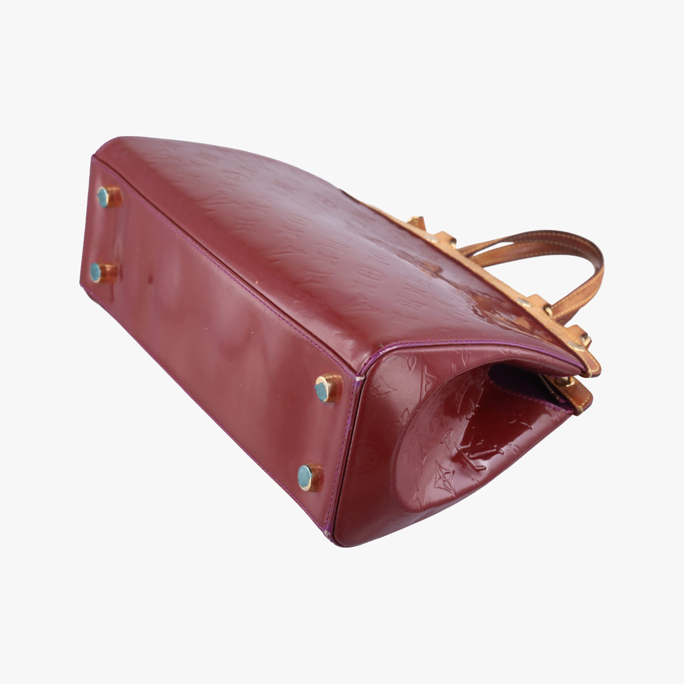 Pre-owned Louis Vuitton Brea MM ROUGE FAUVISTE Vernis M91690 shoulderbag | stylenewstar