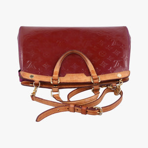 Pre-owned Louis Vuitton Brea MM ROUGE FAUVISTE Vernis M91690 shoulderbag | stylenewstar