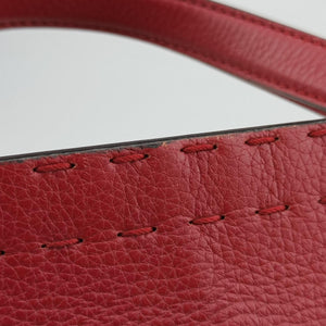 Pre-owned Gucci GG Marmont Animalier Red Leather 409155 handbag | stylenewstar