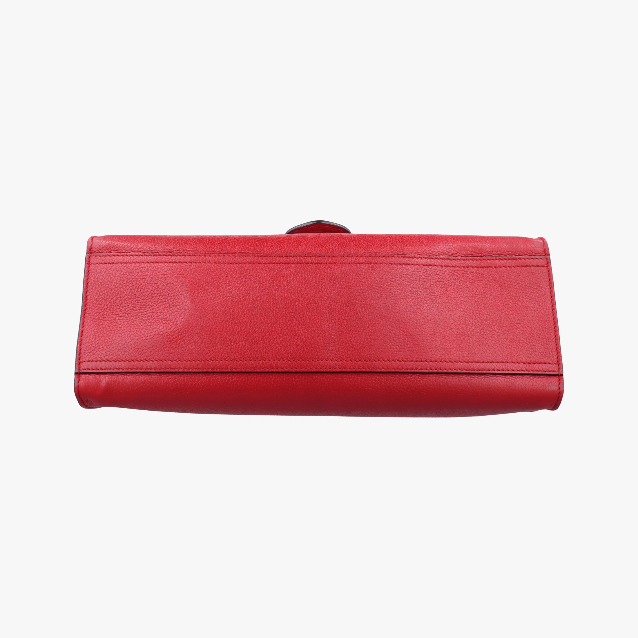 Pre-owned Gucci GG Marmont Animalier Red Leather 409155 handbag | stylenewstar