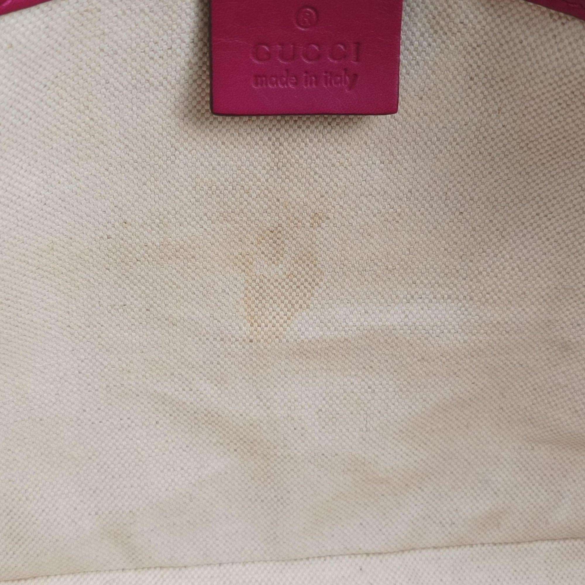 Pre-owned Gucci Microguccissima Rose Patent 309617 shoulderbag | stylenewstar