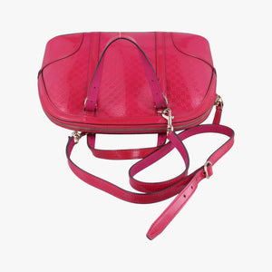 Pre-owned Gucci Microguccissima Rose Patent 309617 shoulderbag | stylenewstar