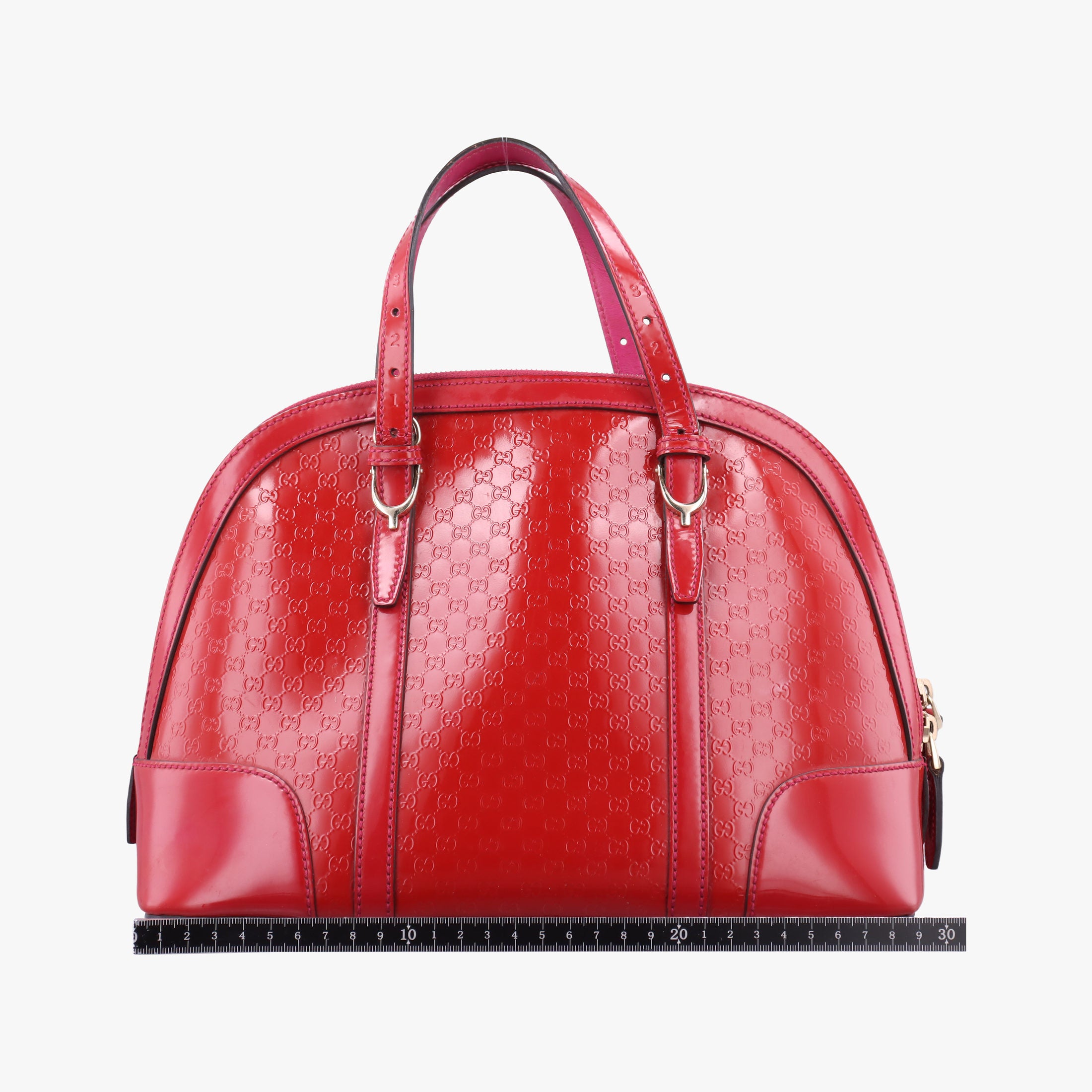Vintage Gucci Microguccissima Red Patent Leather 309617 shoulderbag | stylenewstar
