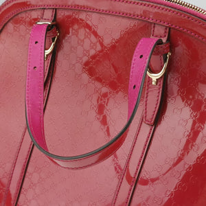 Vintage Gucci Microguccissima Red Patent Leather 309617 shoulderbag | stylenewstar