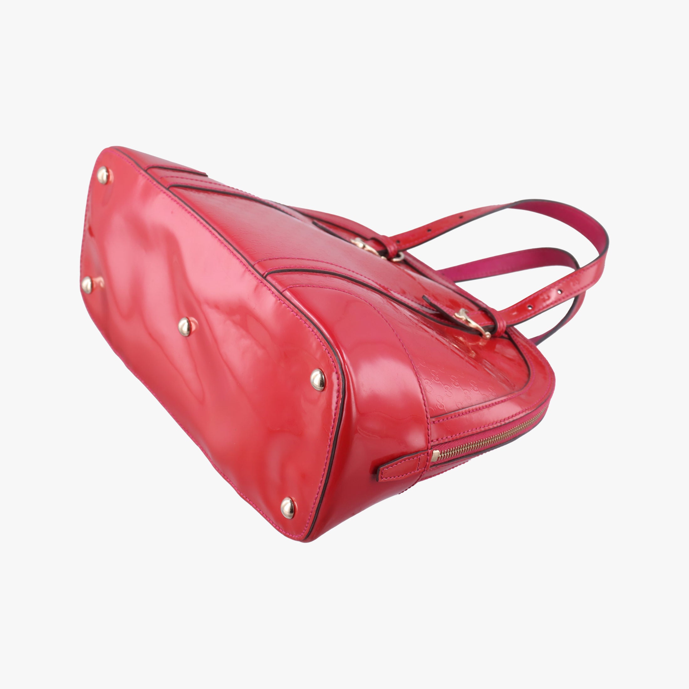Vintage Gucci Microguccissima Red Patent Leather 309617 shoulderbag | stylenewstar