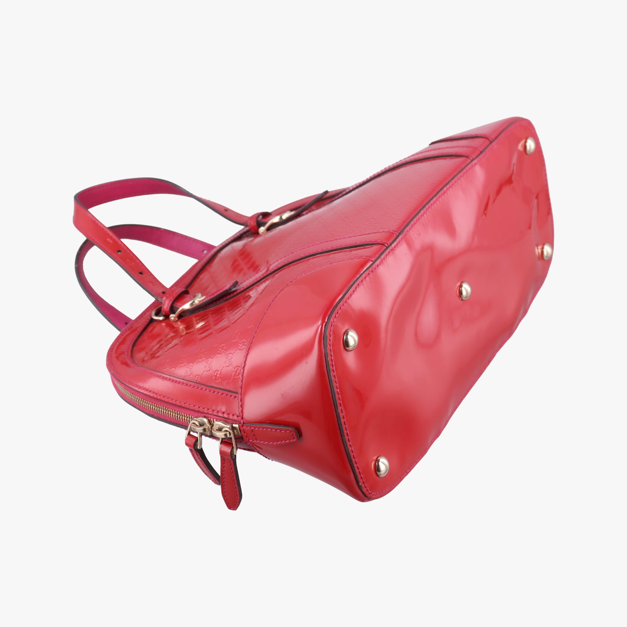 Vintage Gucci Microguccissima Red Patent Leather 309617 shoulderbag | stylenewstar