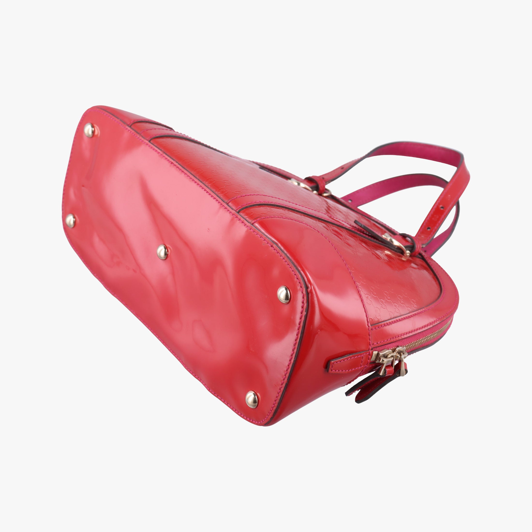 Vintage Gucci Microguccissima Red Patent Leather 309617 shoulderbag | stylenewstar