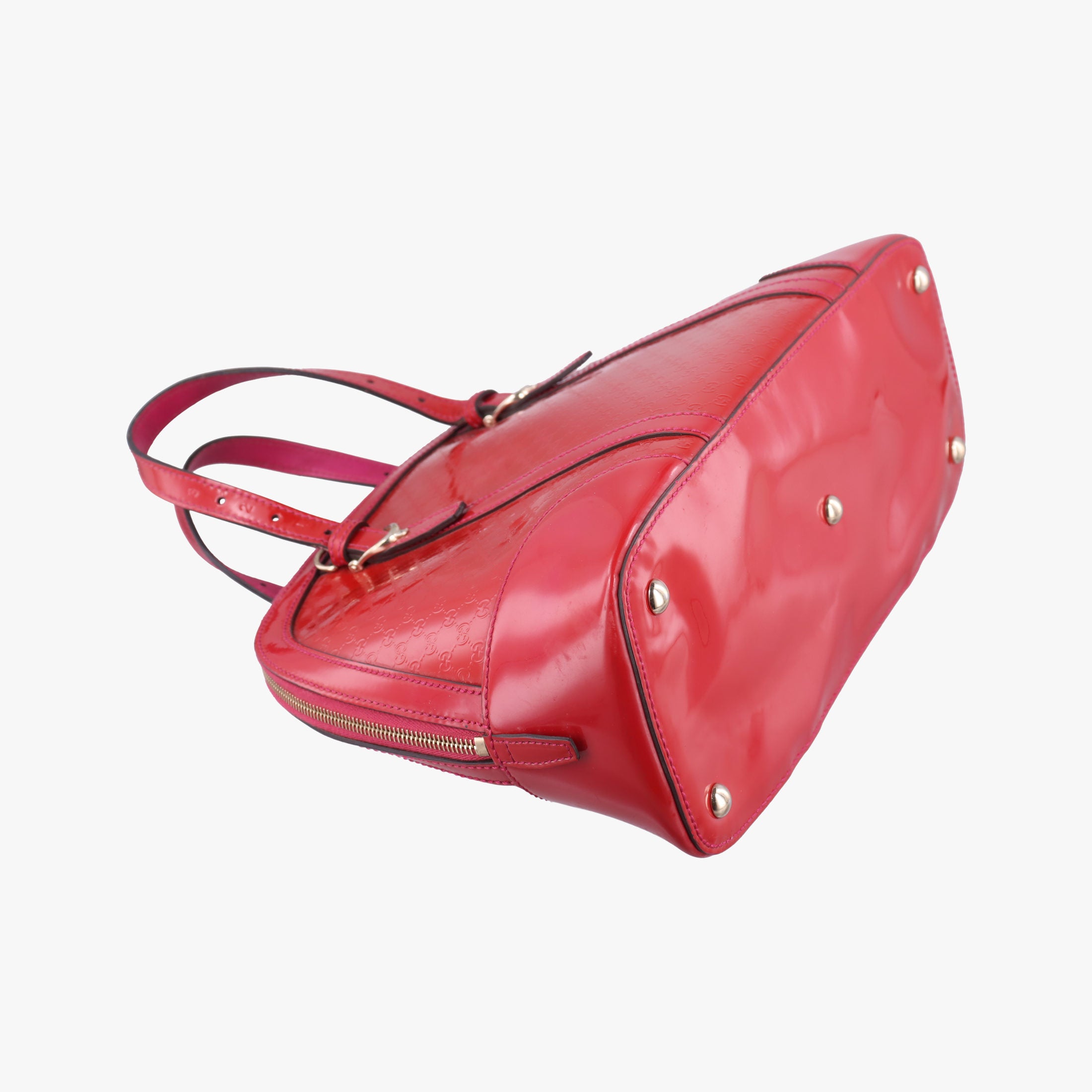 Vintage Gucci Microguccissima Red Patent Leather 309617 shoulderbag | stylenewstar