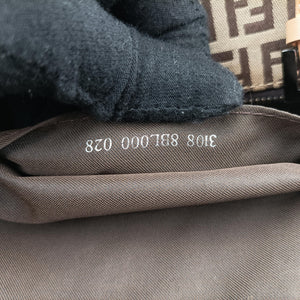 Vintage Fendi Zucchino Brown×Beige canvas×leather 8BL000 handbag | stylenewstar