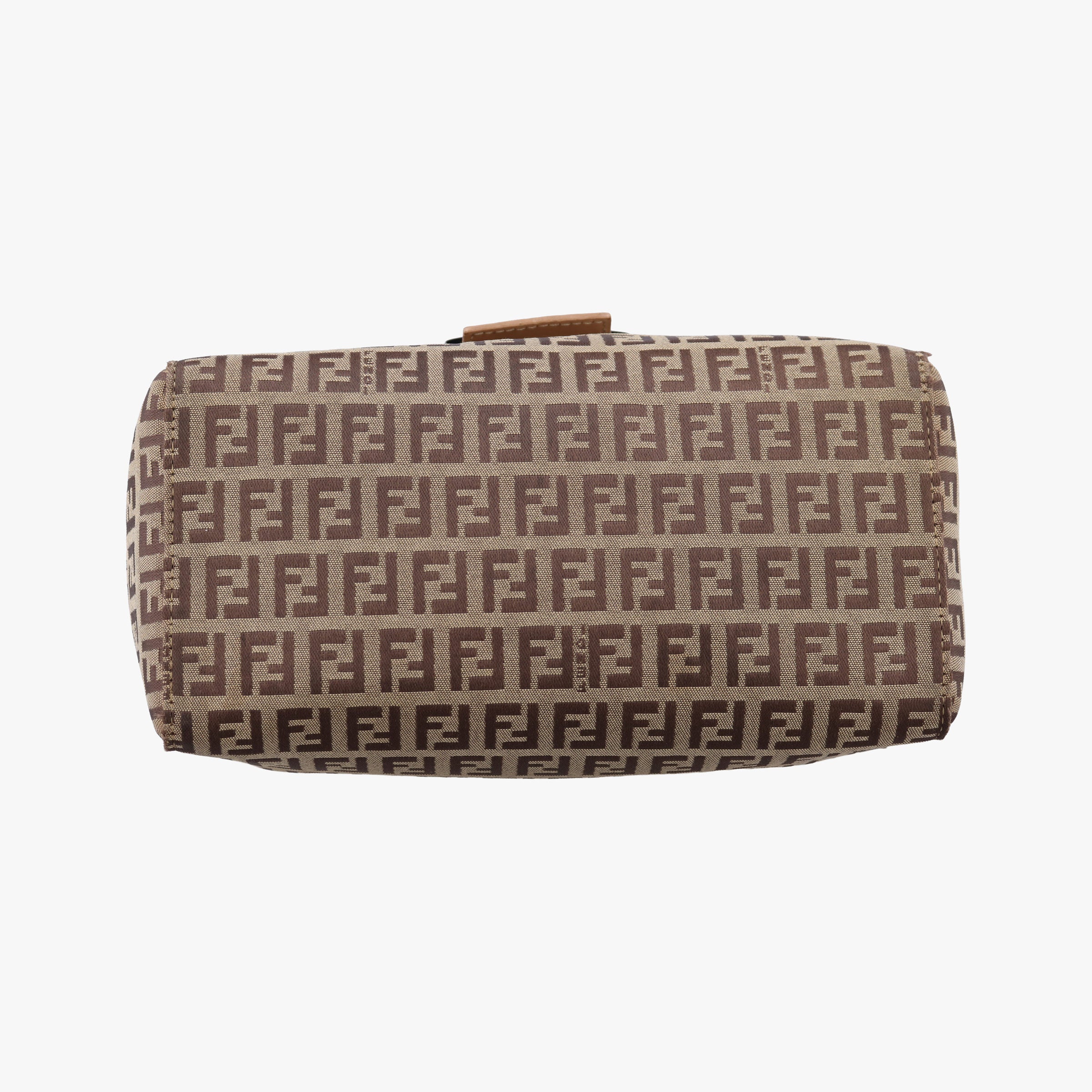 Vintage Fendi Zucchino Brown×Beige canvas×leather 8BL000 handbag | stylenewstar