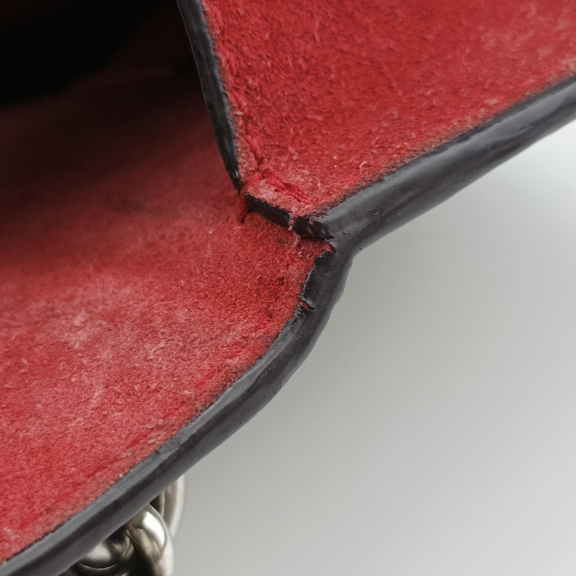 Pre-owned Gucci Dionysus beige×red PVC coated canvas×suede 421970 shoulderbag | stylenewstar