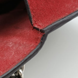 Pre-owned Gucci Dionysus beige×red PVC coated canvas×suede 421970 shoulderbag | stylenewstar