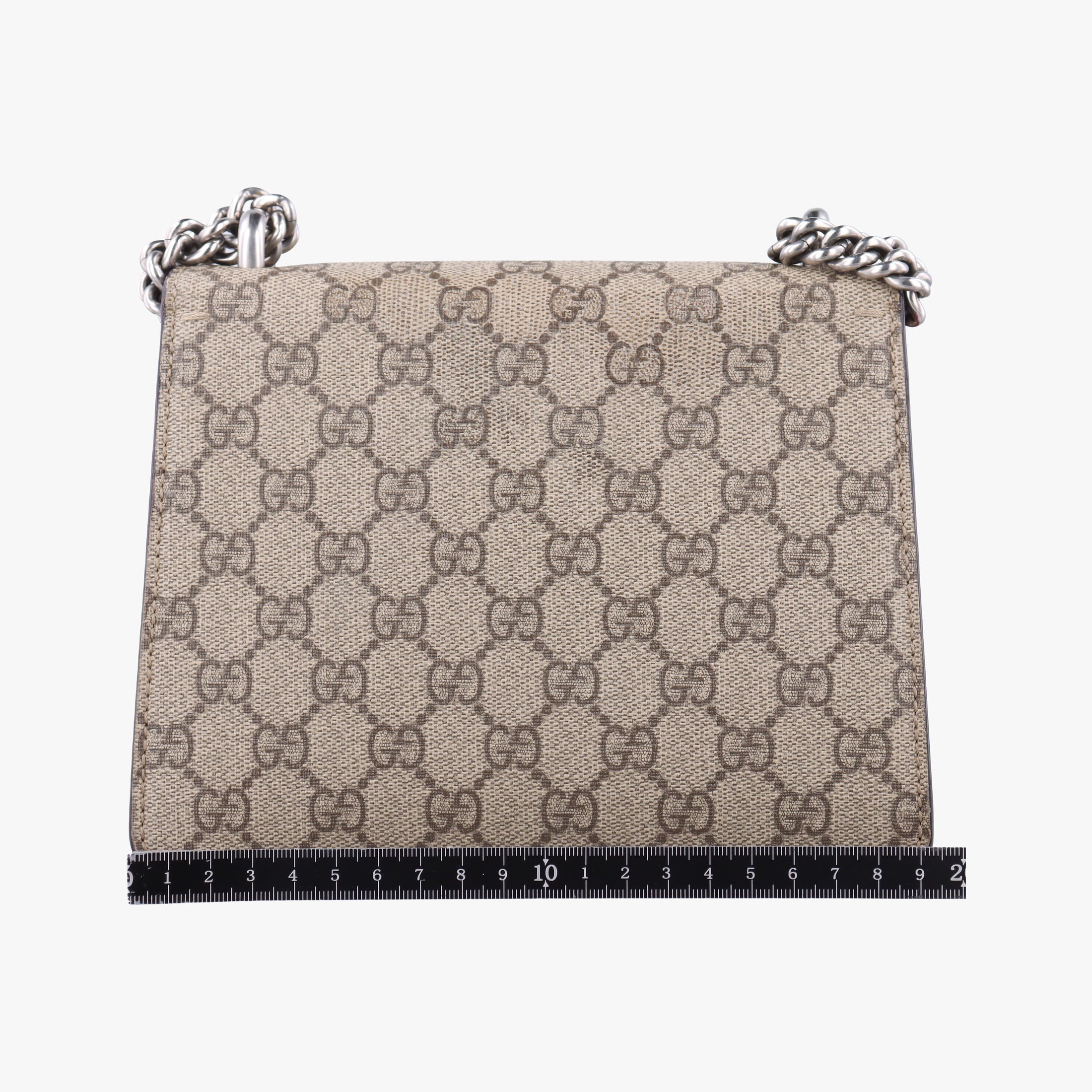 Pre-owned Gucci Dionysus beige×red PVC coated canvas×suede 421970 shoulderbag | stylenewstar