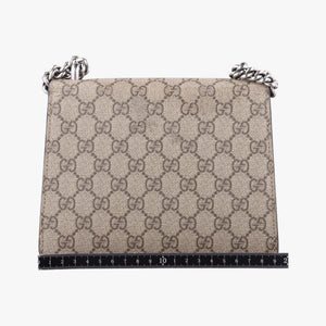 Pre-owned Gucci Dionysus beige×red PVC coated canvas×suede 421970 shoulderbag | stylenewstar