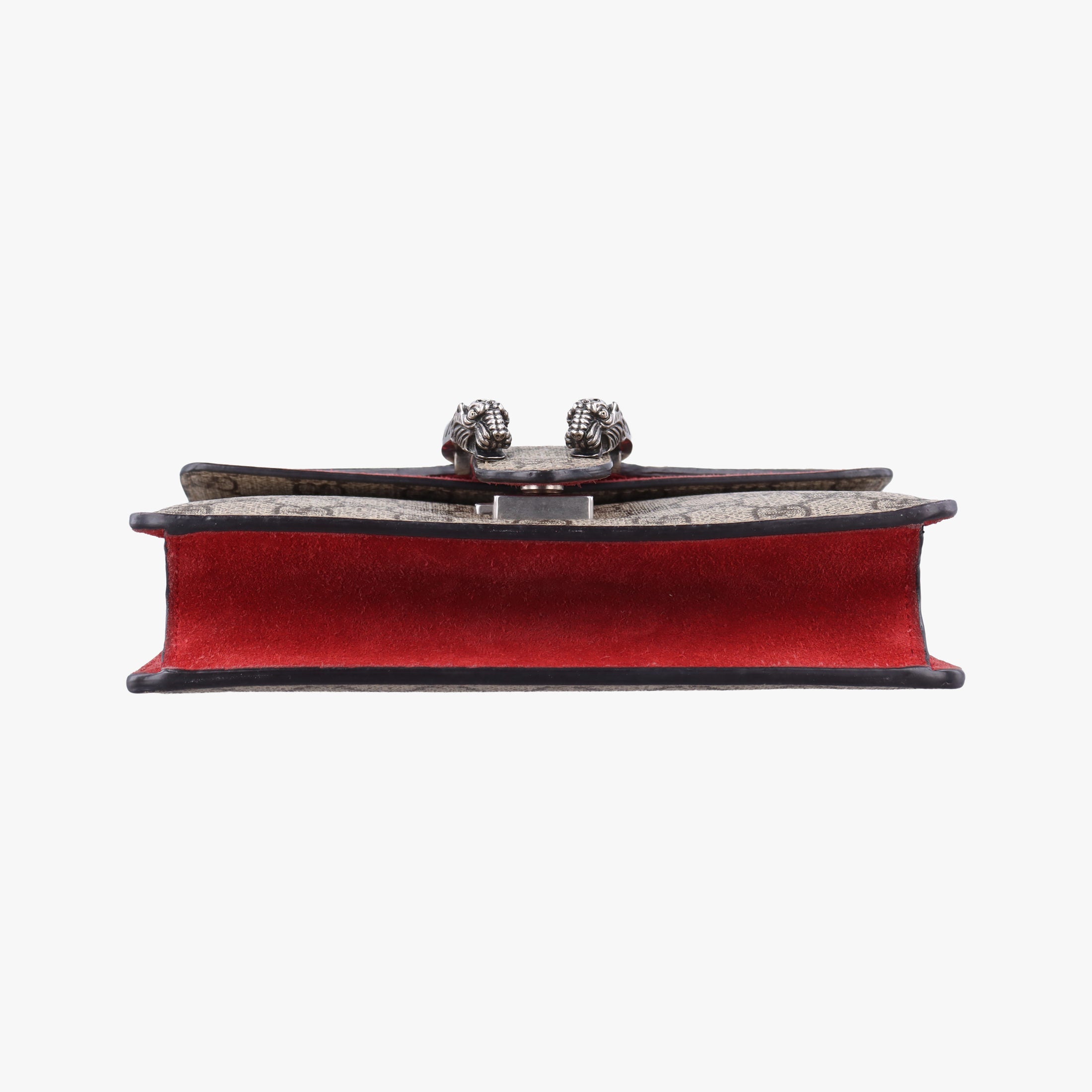 Pre-owned Gucci Dionysus beige×red PVC coated canvas×suede 421970 shoulderbag | stylenewstar