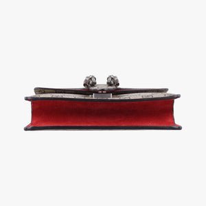 Pre-owned Gucci Dionysus beige×red PVC coated canvas×suede 421970 shoulderbag | stylenewstar