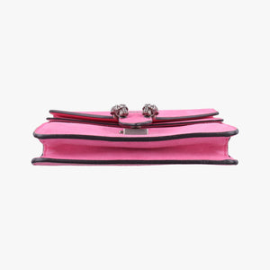 Pre-owned Gucci Dionysus Pink Suede×leather 421970 shoulderbag | stylenewstar