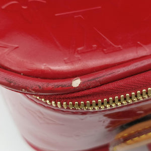 Pre-owned Louis Vuitton Pegase 45 pomme d'amour Vernis M91278 suitcase | stylenewstar