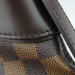 Pre-owned Louis Vuitton SISTINA MM EBENE Damier Canvas N41541 handbag | stylenewstar