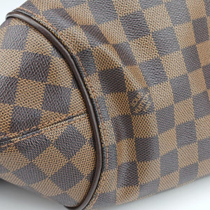 Pre-owned Louis Vuitton SISTINA MM EBENE Damier Canvas N41541 handbag | stylenewstar