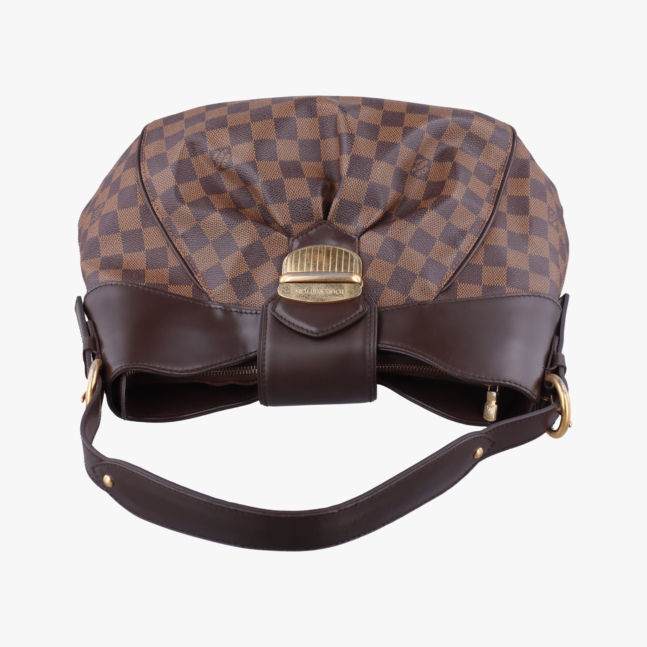 Pre-owned Louis Vuitton SISTINA MM EBENE Damier Canvas N41541 handbag | stylenewstar