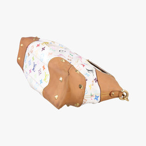 Pre-owned Louis Vuitton JUDY MM white Monogram Multicolor M40255 shoulderbag | stylenewstar