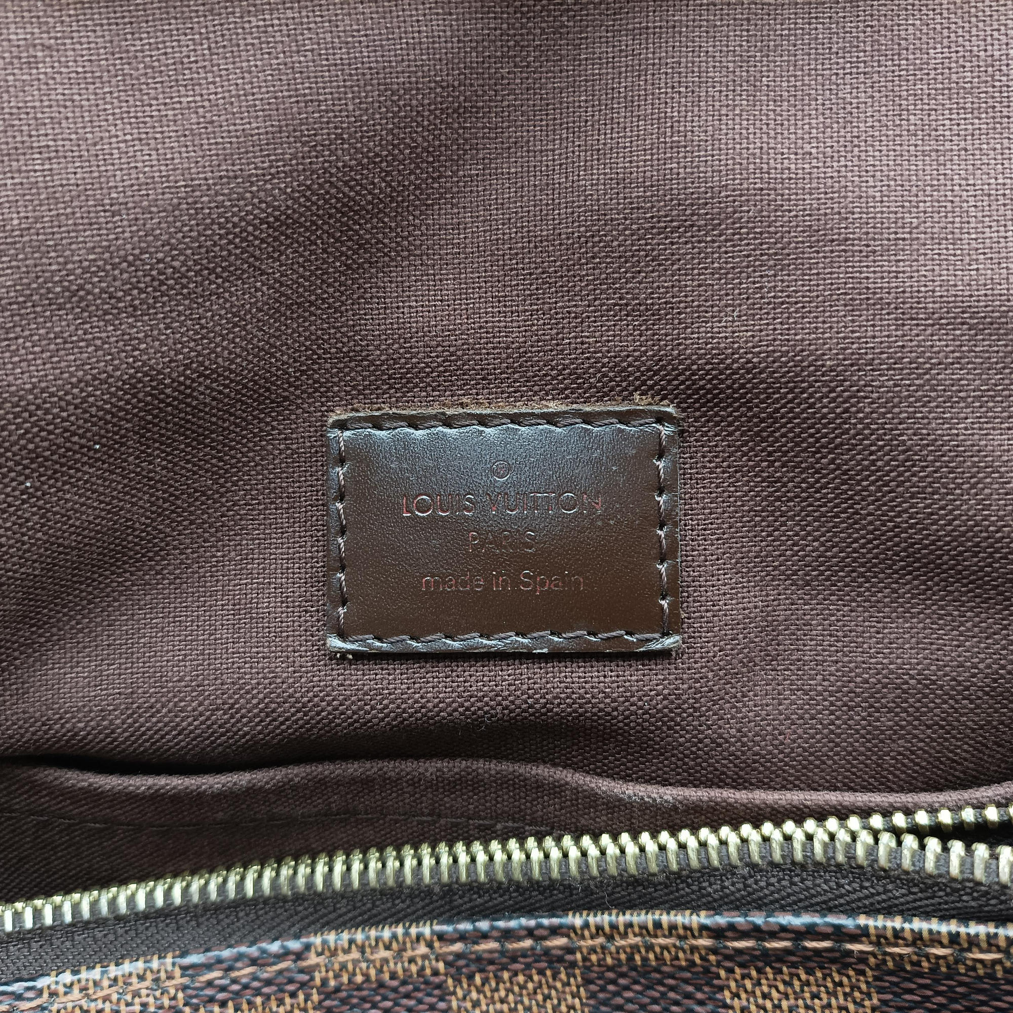 Pre-owned Louis Vuitton BROOKLYN GM EBENE Damier Canvas N51212 shoulderbag | stylenewstar