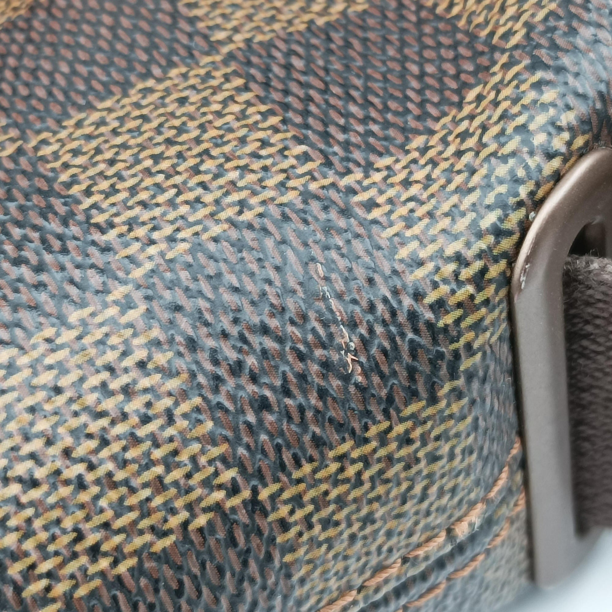 Pre-owned Louis Vuitton BROOKLYN GM EBENE Damier Canvas N51212 shoulderbag | stylenewstar