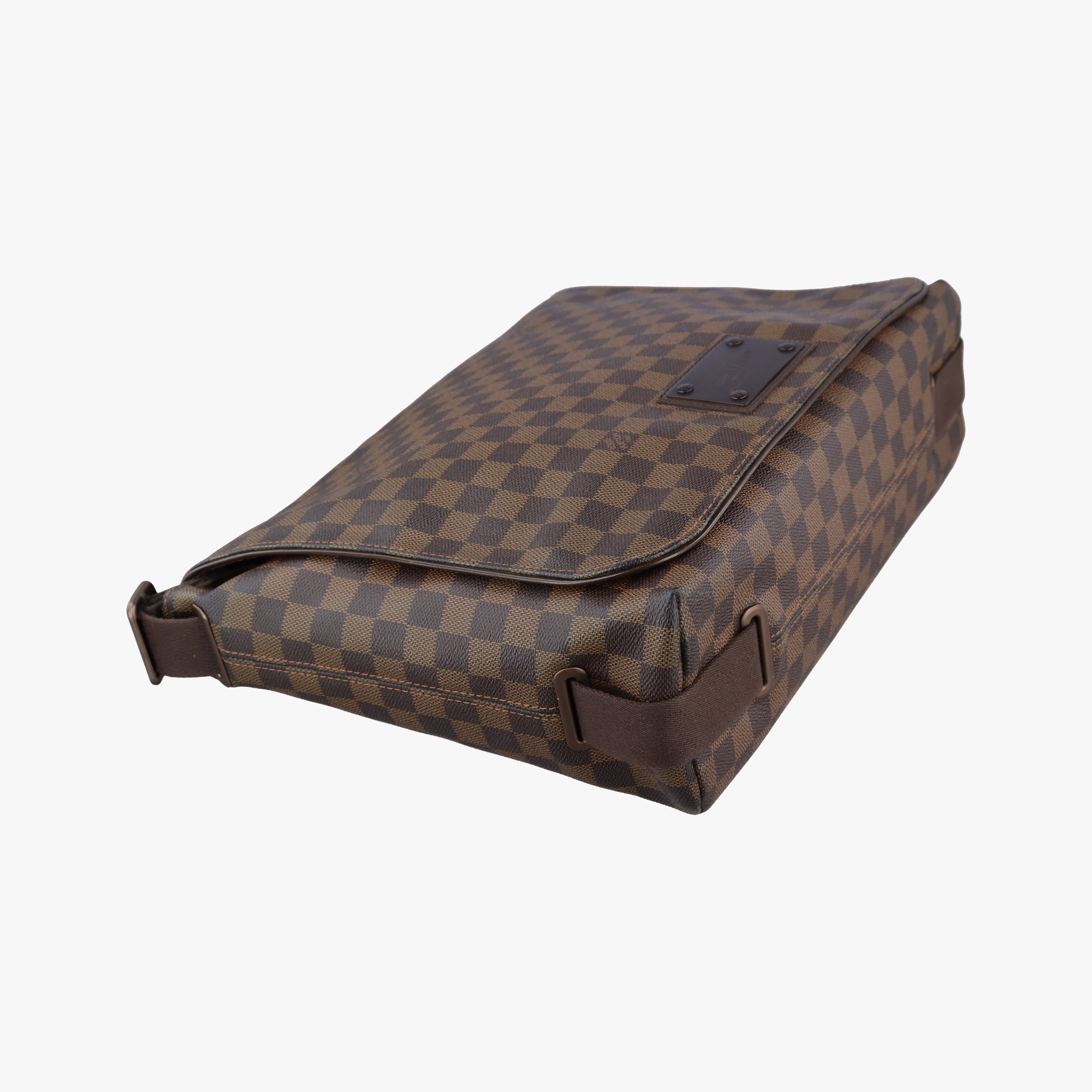 Pre-owned Louis Vuitton BROOKLYN GM EBENE Damier Canvas N51212 shoulderbag | stylenewstar