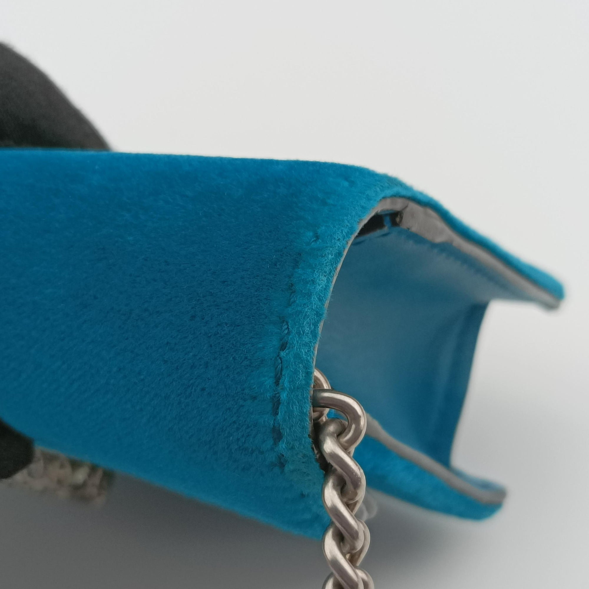 Pre-owned Gucci Dionysus Blue velour 476432 shoulderbag | stylenewstar