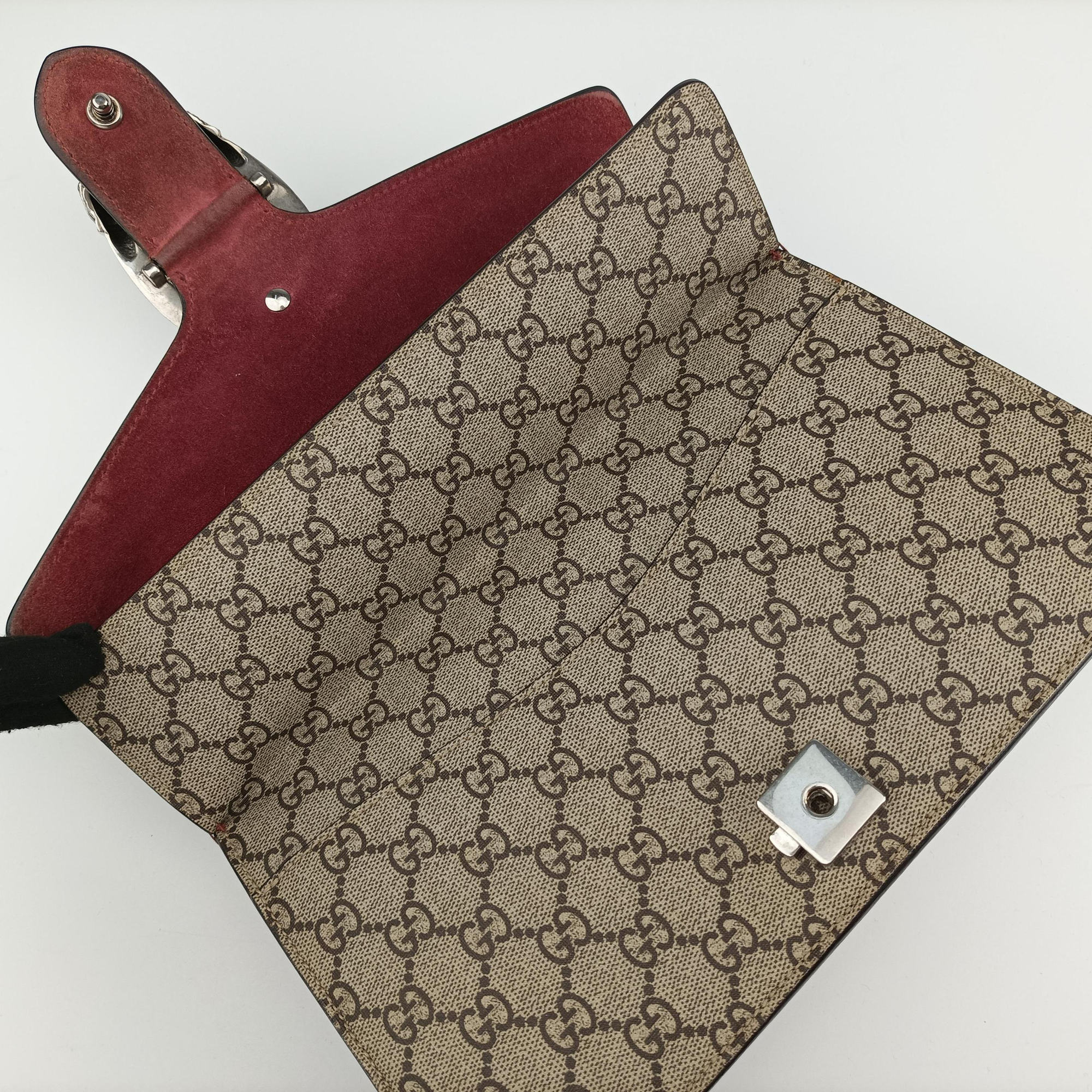 Vintage Gucci Dionysus Beige×red×multicolor PVC coated canvas × suede 400249 shoulderbag | stylenewstar